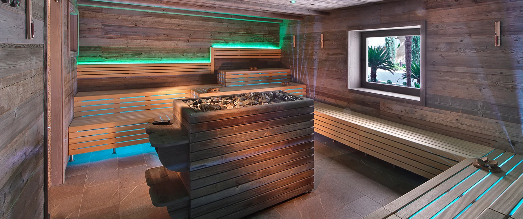 sauna finlandese - interno