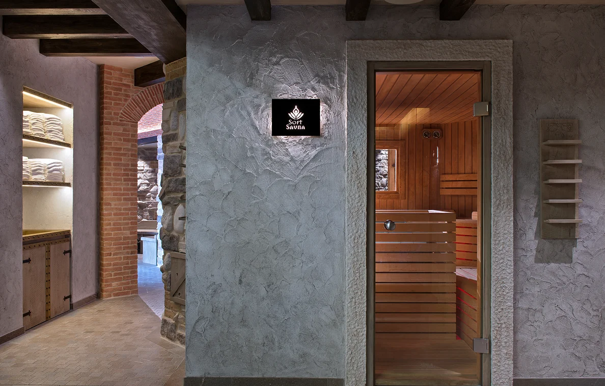 Soft sauna - dettaglio ingresso