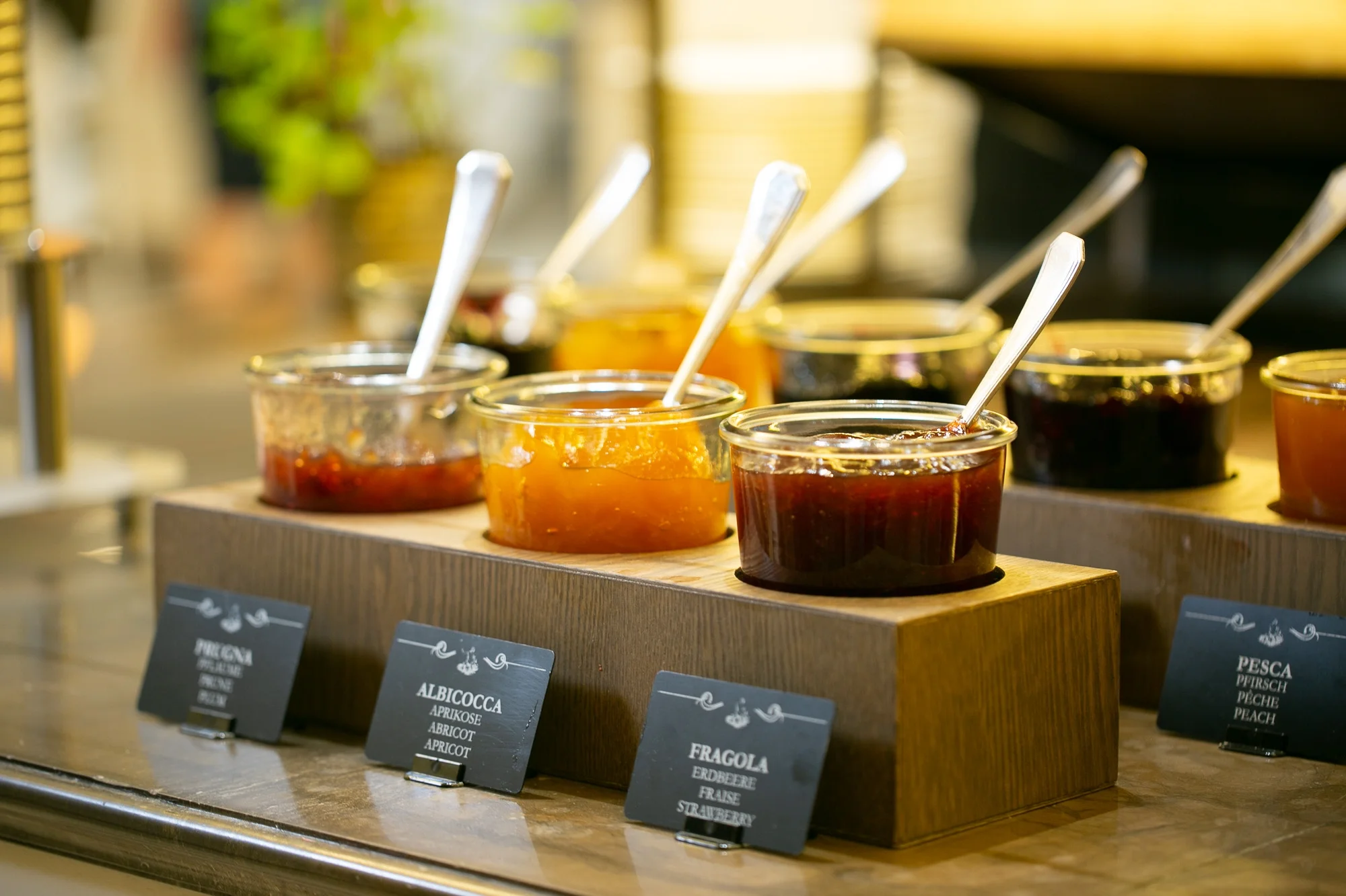 Gallery ristorante - selezione di marmellate