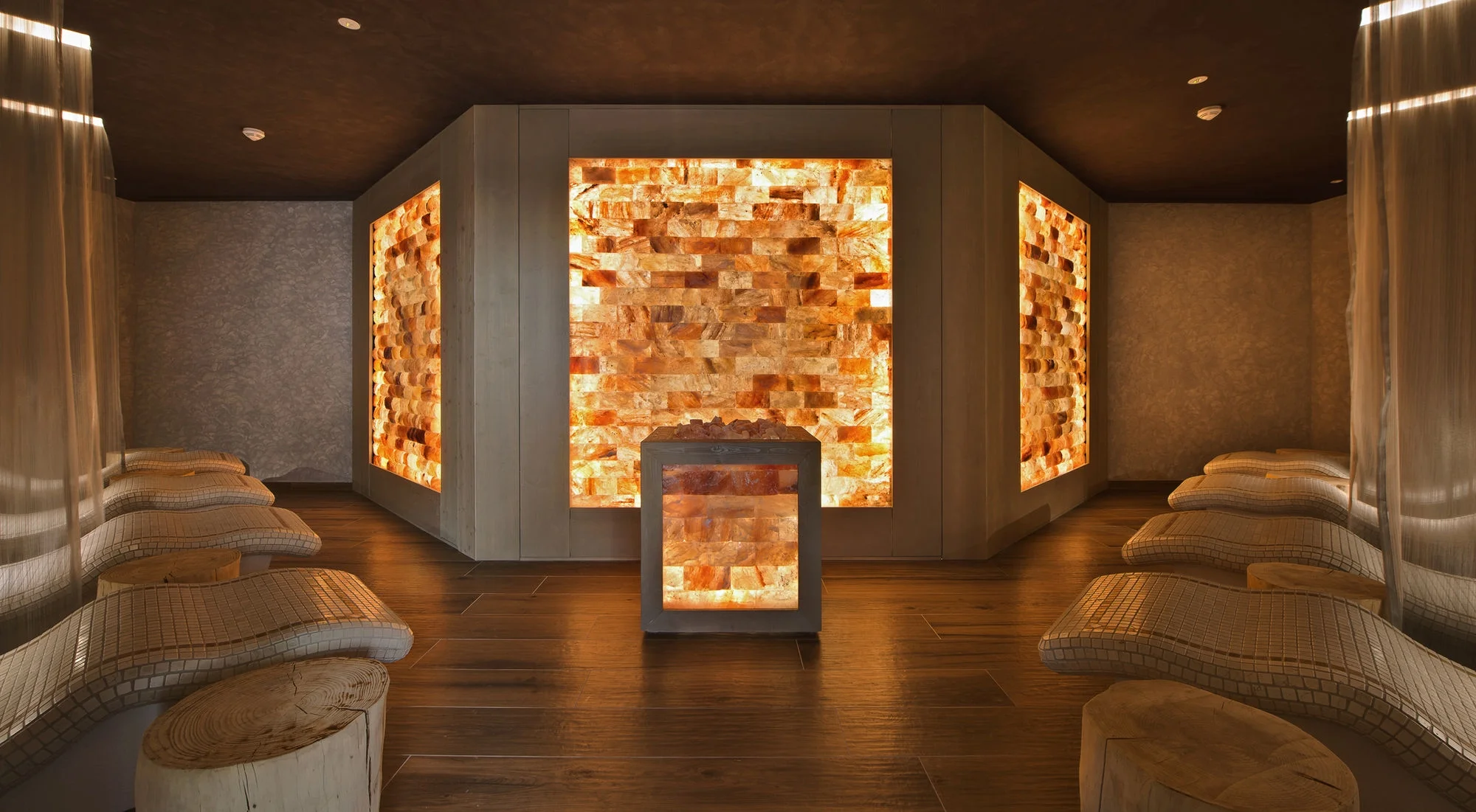 Gallery saune e relax - stanza del sale rosa