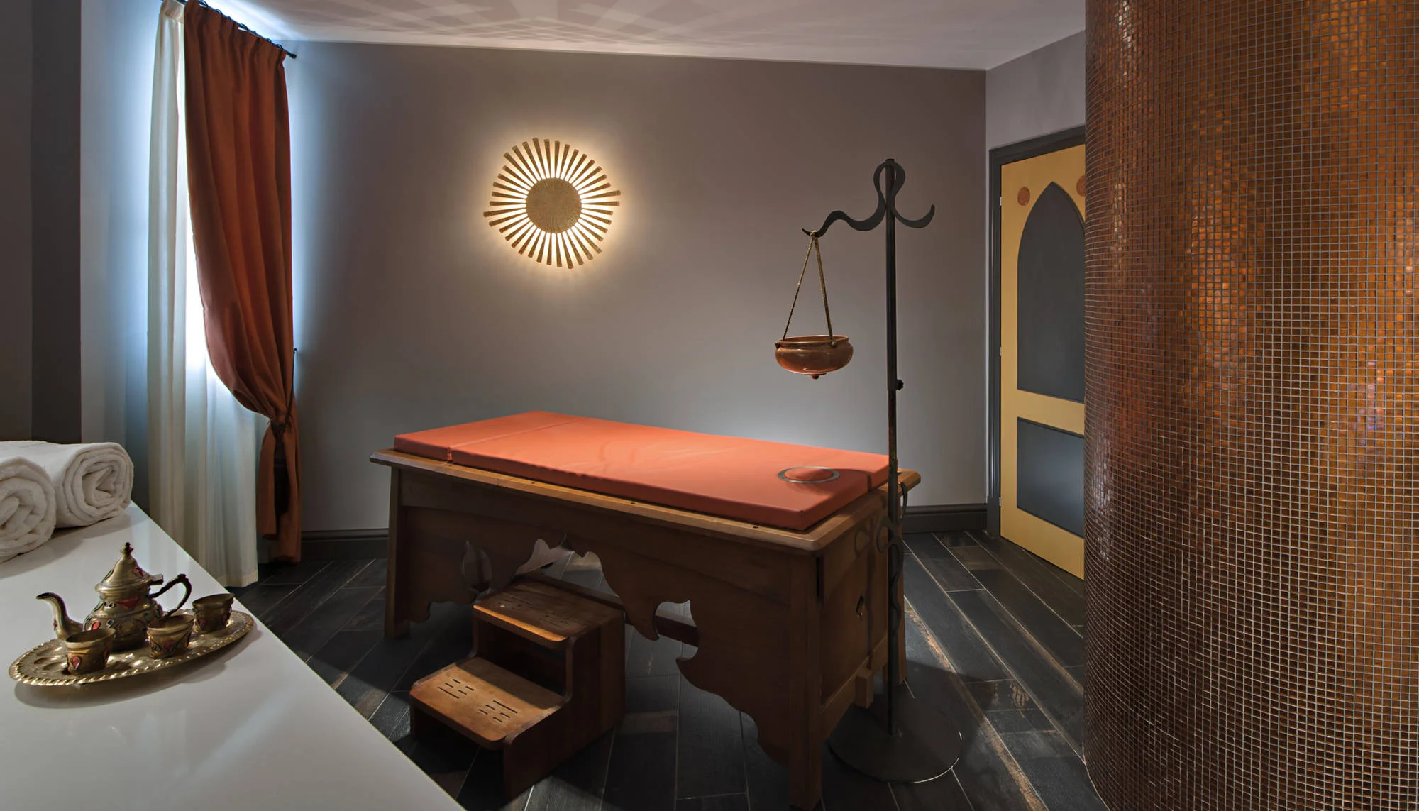 Gallery thermae - sala dedicata ai percorsi ayurvedici e cure olistiche